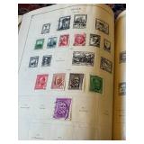 1940s Scott International Junior Postage Stamp Album Packed with Stamps!