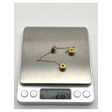 Vintage 14K Gold Chain/Cuffs (6.5") (2.8 grams) - Read Description