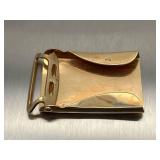 Vintage 14K Gold Belt Buckle (16.5 grams), 1" x 2"