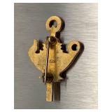 Vintage 10K Gold Fraternity Pin (2.7 grams), 1"