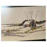 Herb Hultgren (1924-2009) Watercolor Collection in 12.5" x 16.75" frames