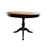 40-inch Round Breakfast Nook Table & Chairs w/ Additional 10-inch Leaf in Nice Condition