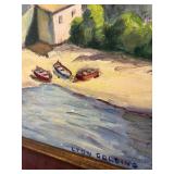 Beautiful Original LEON GOLDING (1884-1962) Oil Painting in 16x20 Frame