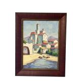 Beautiful Original LEON GOLDING (1884-1962) Oil Painting in 16x20 Frame