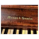 RARE Antique Mason & Hamlin Upright Piano (Style D) (Circa 1915), Dark Brown/Mahagany, in Working Condition