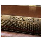 RARE Antique Mason & Hamlin Upright Piano (Style D) (Circa 1915), Dark Brown/Mahagany, in Working Condition