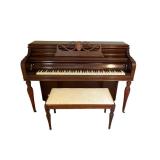 RARE Antique Mason & Hamlin Upright Piano (Style D) (Circa 1915), Dark Brown/Mahagany, in Working Condition