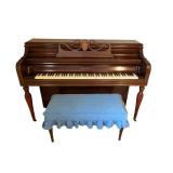 RARE Antique Mason & Hamlin Upright Piano (Style D) (Circa 1915), Dark Brown/Mahagany, in Working Condition