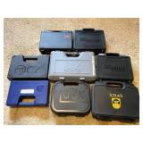Assorted Pistol Gun Carrying Cases - SIG SAUER, Boberg, LOCK, Heckler & Koch