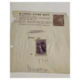 Vintage Stamp Collection - International First Day Covers Honoring America