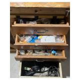 Heavy Duty Bowling Alley Lane Top Wooden Workbench (91.25" x 42.25" x 39" T) - Vise Not Included, Bring help and Tools to Remove