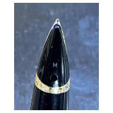 WATERMAN Edson Fountain Pen (Burgundy/Wine), 18K Gold Nib, Medium Point