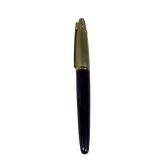 WATERMAN Edson Fountain Pen (Burgundy/Wine), 18K Gold Nib, Medium Point