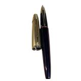 WATERMAN Edson Fountain Pen (Burgundy/Wine), 18K Gold Nib, Medium Point