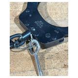 Vintage Samsonite Briefcase with Vintage Handcuffs (Made in England)