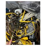 Huge Lot of Extension Cords, Belkin Surge Protectors, and More!