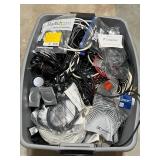 Huge Bin of Computer Cables, Ethernet Cables, BOSE Speakers and More!