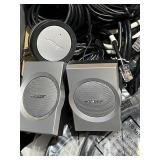 Huge Bin of Computer Cables, Ethernet Cables, BOSE Speakers and More!