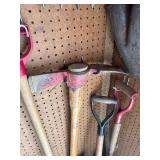 Garden Tools Lot - Shovels, Pitch Forks, Brooms, and More!
