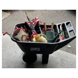 AMES Easy Roller, Jr. Lawn Cart with Gardening Tools and Supplies