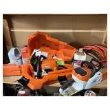 Stihl MS250 Gas Chain Saw & Stihl MSA 160C Electric Chain Saw with Extras