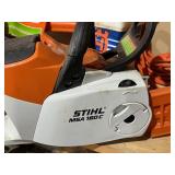 Stihl MS250 Gas Chain Saw & Stihl MSA 160C Electric Chain Saw with Extras