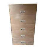 All-Steel Metal Filing Cabinet (65" T x 36" W x 18" D)