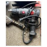 Porter Cable Heat Gun, Shop Lights, Skil Reciprocating Saw, Bungee Cords, and More!