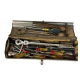Vintage Craftsman Tool Box and Tools - Stanley, Dunlap, and More!