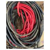 Huge Lot of Extension Cords, Air Compressor Hoses, Quick-Sorb, Traction Grit and More!