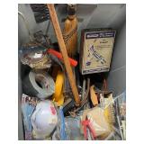 Painting Supplies, Vintage Coffee Cans, Like New Craftsman Drill Grinding Attachment, and More!