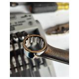 Tool Lot including Vintage Craftsman 10-Piece 12 Point Metric Combination Wrenches, New Stihl Safety Glasses, and More!