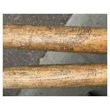 Two Vintage Louisville Slugger Baseball Bats