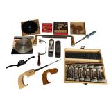 Vintage Woodworking Hand Tools including Stanley No. 220 Plane