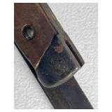 WW2 Italian Carcano Folding Bayonet Knife (4" Blade)