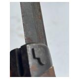 WW2 Italian Carcano Folding Bayonet Knife (4" Blade)