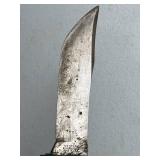 Vintage WESTERN L66 Fixed Blade Skinning Knife (4.25" Blade) w/ Case-Gard R100 Rifle Ammo Box