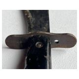 Pair of Knives including WWI M-1917 US Army Plumb Bolo Knife (MOD. 1917), 1918 PHILA w/ Original Sheath (10.25" Blade)