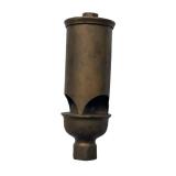 RARE Antique Brass Steam Whistle by Crosby (6.75")