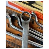 Vintage Craftsman Chrome Vanadium Box Wrenches & Vintage Super Driver Set