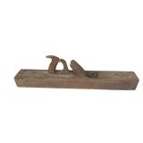 Antique Wood Block Plane, 26" Long x 3" Wide