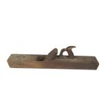 Antique Wood Block Plane, 26" Long x 3" Wide