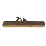 Antique Wood Block Plane, 26" Long x 3" Wide
