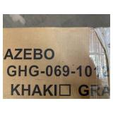 10ft x 12ft Grey Outdoor Patio Gazebo