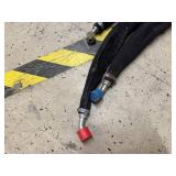 3 Hydraulic Hoses with Fittings