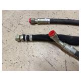 3 Hydraulic Hoses with Fittings