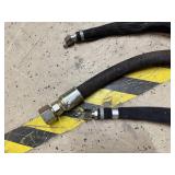 3 Hydraulic Hoses with Fittings