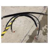3 Hydraulic Hoses with Fittings