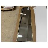 Gold Standing Arched Mirror