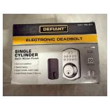 Defiant Electronic Deadbolt Single Cylinder